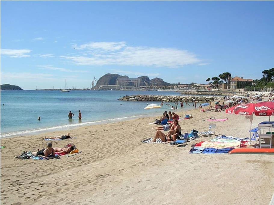 Blue Summer Vibes Duplex Studio For 4P, Ac, Sea View, Parking, Beach At 50M, Spa Access -3 La Ciotat Exterior foto